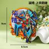 Adesivos de Geladeira de Madeira da Cidade de Qingye Criativos Souvenirs da Moda Nacional Atrações Turísticas Personalizadas Adesivos Magnéticos Wenchuang Atacado