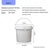 Barril Personalizado de Palito de Espinheiro 500ml-5L Barril Plástico Pequeno Redondo Barril de Embalagem Alimentícia Barril de Ghee com Tampa Cilindro