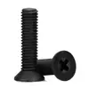 Tornillo de Cruz de Nylon Aislado de Plástico Km Cabeza Plana Cruz Tornillo de Cruz Avellanado Tornillo de Máquina de Nylon M2M3-M8