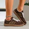 Zapatillas de Entrenamiento Alemanas de Suela Plana para Mujer Primavera y Otoño 2026 Estilo de Comercio Exterior Talla Grande Tenis Deportivos Zapatos Casuales de Moda Blancos para Mujer