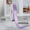 Cinta de Color Sólido de 2.5 cm Flor de Cinta Empaque Hecho a Mano Material DIY Floristería Floricultura Decoración Ramo de Flores Cinta Cinta Cinta