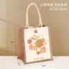 Bolsas de Lona Impresas Personalizadas con Logo de Empresa, Empaque de Regalo para Empleados, Bolsas de Lona Duraderas de Gran Capacidad