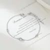 Joia de Mão Personalizada com Zircônia Micro-Incustada Eletrodepositada em Ouro Real para Mulheres, Pulseira Geométrica de Design de Nicho, Pulseira Exquisita Estilo Commuter