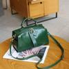 Bolso tipo almohada de piel genuina para mujer 2026 Nuevo Bolso de mano vintage Piel de curtición vegetal de primera capa Bolso de hombro de moda 88803