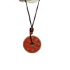 Collar Colgante Moneda Espíritu de la Montaña Estilo Étnico Chino Decoración Accesorio Metálico Regalo para Hombres y Mujeres Venta al por Mayor desde Fabricante