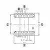 Núcleo de transformador EC3535 núcleo de baquelite ER3535 núcleo de alta frequência carretel 8+8 pinos horizontal