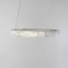 Lustre de sala de estar em mármore falso espanhol, lustre circular de designer de luxo leve para villa, lustre circular elegante e de ponta para sala modelo