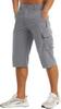 Produto Novo de Verão Mais Vendido no Aliexpress: Calça Esportiva Casual Masculina Solta Respirável, Bermuda de Praia Três Quartos