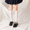 Meias Finas de Panturrilha Femininas, Meias Estilo Jk Japonês, Meias de Verão, Meias Pretas de Cano Alto Acima do Joelho, Estilo Versátil de Cano Médio
