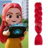 Extensiones de Cabello de un Solo Color Trenzas Jumbo Rastas Africanas Reggae Hip-Hop Trenzas de Boxeo Trenzas Retorcidas 100g