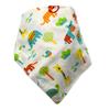 Toalla triangular para bebé Toalla triangular Bebé Doble broche Recién nacido Cinta Bufanda Bufanda Toalla deslizante