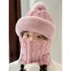 Chapéus de Outono e Inverno da Amazon para Meia-Idade e Idosos Chapéus de Lã Tricotados Femininos Chapéus Quentes com Forro de Fleece para Proteção das Orelhas Chapéus para Mãe e Avó