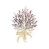 Broche de Espiga de Trigo de Cristal Austriaco Estilo Francés, Elegante y con Estilo, Moda para Mujer, Accesorios de Ropa de Corsage de Alta Gama