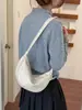 Bolso de Mano para Dumplings Nuevo, Casual, Sencillo, Transfronterizo 2026 para Mujer, Bolso de Hombro Versátil de Color Sólido, Bolso Cruzado de Moda para el Trabajo