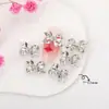 Novo Estilo Branco K Bow Nail Art Acessórios Cyber Celebrity Light Luxo Tridimensional Liga Bow Tie Acessórios DIY Decoração de Unhas
