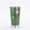¡Wow Taza Térmica Navideña para Exteriores Impresa en 3D Personalizada Taza de Cerveza con Patrón Personalizado Acero Inoxidable 20oz Taza para Coche