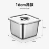 Estante de especias de cocina de acero inoxidable premium, caja de condimentos de grado comercial para restaurantes, restaurantes de hot pot y tiendas de té de burbujas