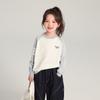Pudding Haru Primavera Nueva Ropa de Punto para Niñas 2025 Primavera Ropa de Punto de Manga Raglán para Bebé Niña Suave y Amigable con la Piel