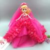 Comercio exterior 26cm llavero muñeca confundida colgante de muñeca regalos para niños pequeños regalos venta al por mayor vestido de novia