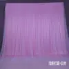 Tela de Fondo para Bodas de Doble Capa Cortina de Gasa Cortina con Gasa Cortina para Transmisión en Vivo Decoración de Malla para Bodas Decoración de Escena de Cumpleaños