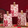Caixa de Doces de Casamento com Pássaro Pegador em Galhos Bolsa de Casamento de Grande Capacidade Embalagem de Nicho de Alta Qualidade Caixa de Doces de Casamento