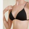Íntimos Triangulares con Copa de Botón Frontal Personalizado Sin Aros, Espalda Femenina y Hermosa, Sujetador Rojo sin Espalda, Conjunto de Sujetador Delgado