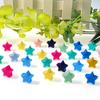 Cuentas de silicona forma de estrella pequeña estrella de cinco puntas cuentas para molares de bebé collar diy pulsera de leche accesorios de joyería venta al por mayor