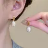 Presilhas de Orelha Estilo Coreano Sem Furo, Brincos com Design Estiloso para Mulheres, Presilhas de Osso da Orelha com Borboleta e Pérola de Franja Longa, Alto Padrão