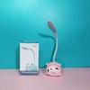 Lámpara de escritorio LED de vaca linda nueva 2021 Luz nocturna recargable por USB Institución de capacitación para jardín de infantes Regalo del Año del Buey Personalización