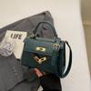 Bolsas para Mujer, Bolso de Hombro Versátil de Cocodrilo para Mujer, Nuevo Bolso de Mano de Moda Retro de Invierno Patrón Bolso Kelly
