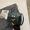 Bolso de mujer personalizado, bolso de hombro versátil para mujer con estampado de piedra, nuevo bolso de mano de moda de invierno, bolso Kelly retro a la moda