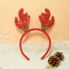 Diademas y Pasadores Decorativos Navideños Transfronterizos Temática de Muñeco de Nieve Navideño con Astas Diademas con Astas Disfraces Festivos Infantiles Diademas con Astas