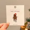 2026 Nuevo Adorno de Broche de Dibujos Animados Papá Noel Insignia Navideña Linda Mujer Reno Pin Creativo Accesorios