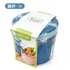 Lonchera redonda aislada, adecuada para estudiantes y trabajadores de oficina, taza de sopa de acero inoxidable de grado alimenticio, portátil, gran capacidad