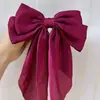 Pinza para el pelo con lazo de cinta grande retro de comercio exterior para la parte trasera de la cabeza, súper hada, temperamento, pinza de resorte, accesorios para el cabello