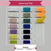 Spot fornecimento 23 cor 210T 0,5 nylon plano 70D * 70D bagagem saco cosmético saco de compras tecido