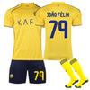 2526 Victoria de Riad Arabia Saudita Uniforme de Fútbol Casa 7 Ronaldo 10 Mané 79 Félix Jersey