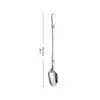 Conjunto de Talheres Ocidentais de Aço Inoxidável 410: Faca, Garfo e Colher de Mesa, Talheres de Hotel para Comida Ocidental, Faca de Bife, Garfo, Colher de Sopa, Colher de Café de Restaurante, Colher de Sorvete