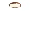 [Selección Estricta] Lámpara de Techo Antigua para Protección Ocular Estilo Nórdico Simple Color Nogal Estilo Silencioso Estilo Americano Retro Hogar Super Brillante