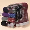 Meias Espessas de Inverno para Idosos Outono e Inverno Meias Quentes de Fio Penteado Soltas Meias de Toalha Femininas Meias Quentes Espessas de Lã