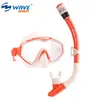 Gafas de Buceo WAVE Set de Snorkel Equipo de Snorkel Máscara Tres Tesoros Máscara Facial Equipo Set Completo Equipo de Natación y Snorkel