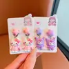 Pinzas para Orejas de Dibujos Animados para Niñas 2025 Nuevos Lindos y Dulces Pendientes sin Perforación Joyería para Niñas Súper Lindos