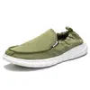 Tênis Masculino Slip-On de Lona, Primavera e Outono, Finos, Leves, Confortáveis, Respiráveis, Para Dirigir, Casuais, Sapatos de Tecido Masculinos