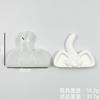Chica Gorda espejo DIY/molde epoxi de orejas de conejo esmerilado decoración de mesa molde de silicona de orejas de gato Amazon