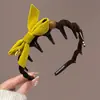 Faixa de cabelo antiderrapante com dentes estilo francês para mulheres, adequada para maquiagem e lavar o rosto, uso diário, presilha alta para cabelo, acessório de cabelo