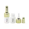 Botella Portátil de Plástico para Esencia de Cuidado de la Piel 3ml 5ml 8ml Botella Redonda Pequeña tipo Exprimidor para Crema de Ojos Botella de Relleno Cosmético