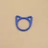 Directamente del fabricante: Broches de Dibujos Animados de Aleación con Forma de Oreja de Gato de Colores, Herramientas de Tejido DIY, Anillas Cerradas, 9 Colores Disponibles