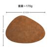 Tapete para taza de té de lujo ligero de estilo nórdico con aislamiento térmico para el hogar, patrón artesanal retro, mantel individual triangular, antiescaldaduras y a prueba de aceite, tapete para mesa de comida occidental