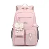 Mochila Escolar para Niñas, Moderna, Gran Capacidad, Adecuada para Estudiantes de Secundaria, Secundaria y Primaria, Ligera, Protectora de la Columna Vertebral, Mochila Modelo Nuevo 2025