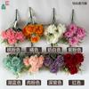 Nuevo paquete de 10 tocados Clavel comercio transfronterizo al por mayor flor de seda hogar rural fresco belleza interior flor artificial